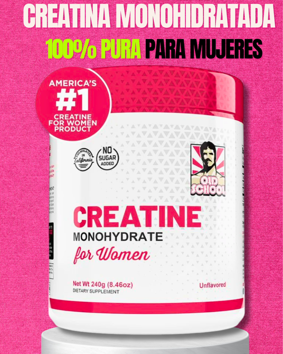 ¡Últimas unidades! 🔥 - CREATINE MONOHYDRATHE ORIGINAL 240GR + COLÁGENO + BCAA