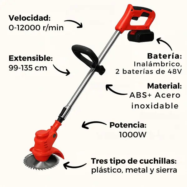 Guadaña Turbo Max™ – Compra hoy y llévate un regalo sorpresa 🎁